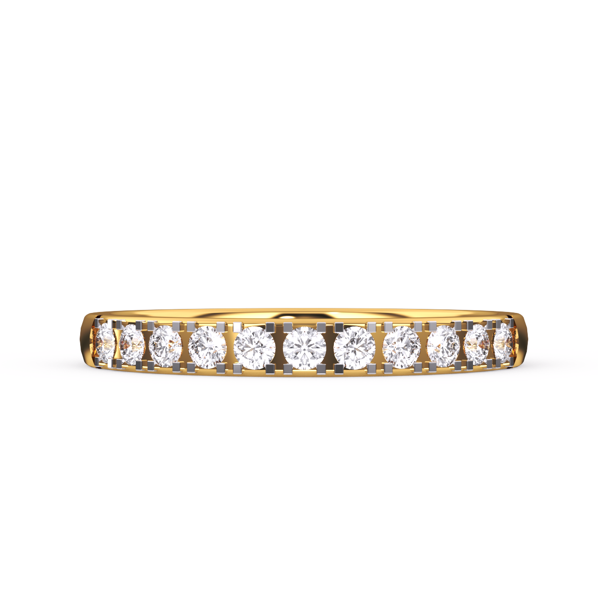 Sparking Half Eternity Matching Bridal Band